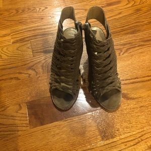 Dolce Vita Suede Cage Gladiator Sandal